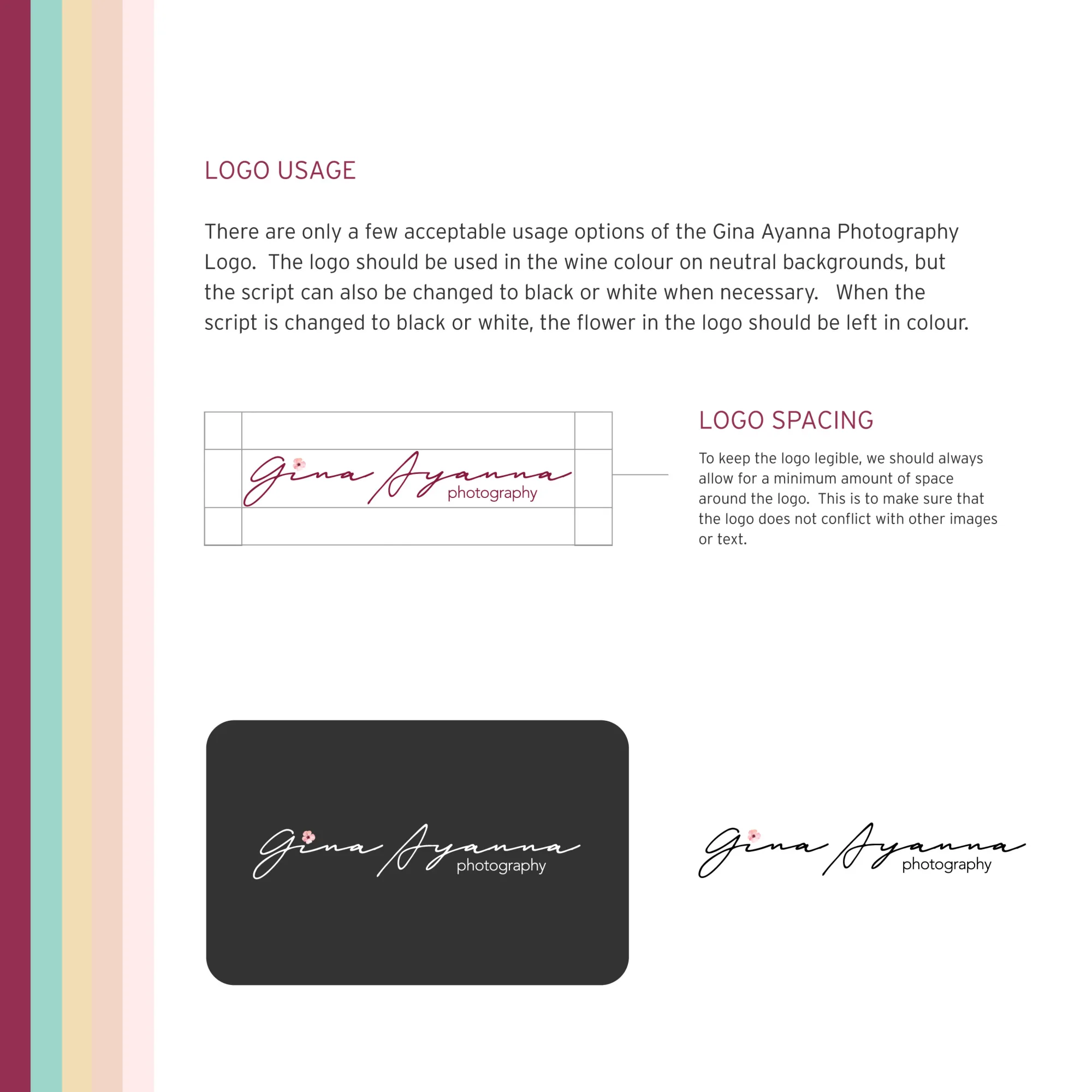 Gina Ayanna Brand Studio logo design (3)