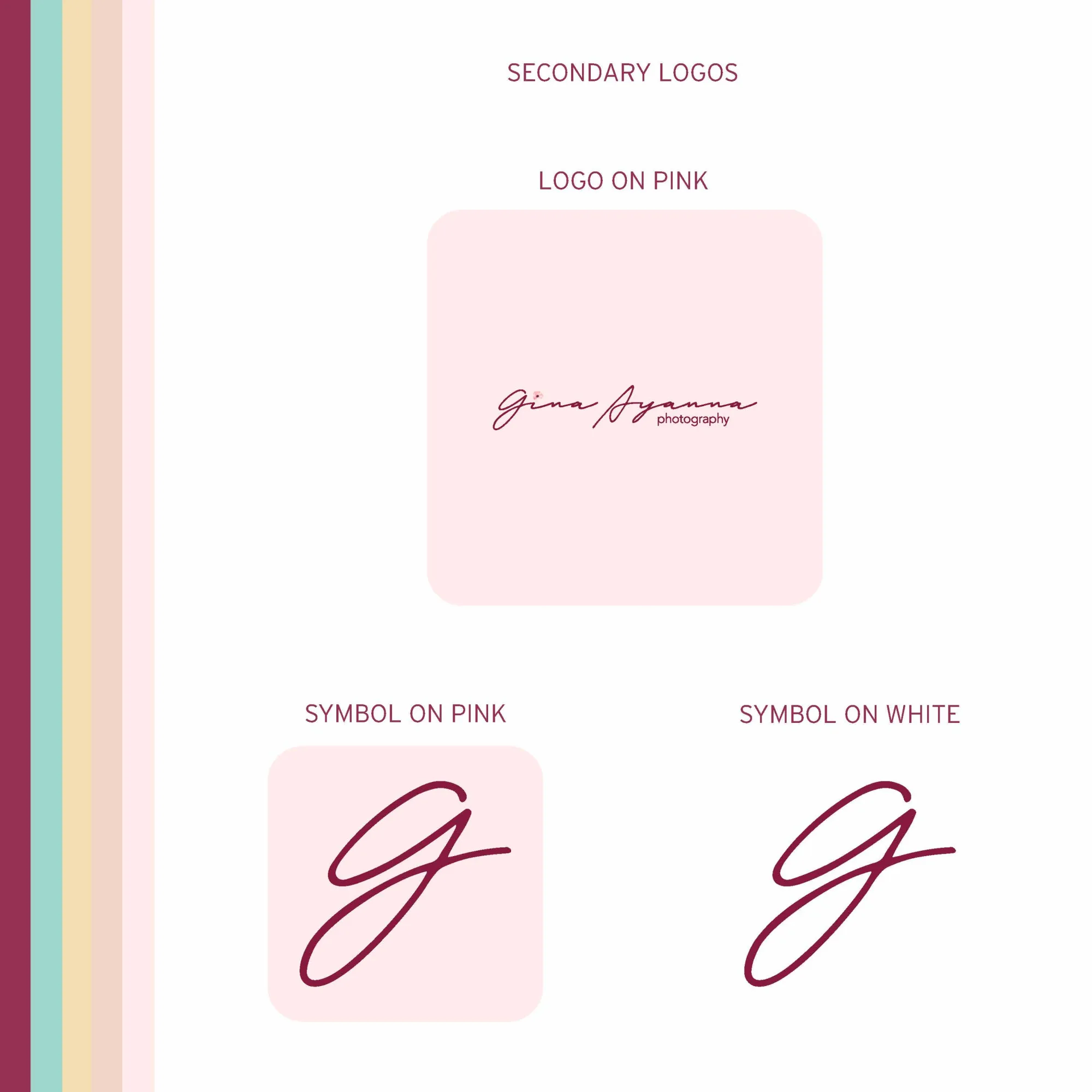 Gina Ayanna Brand Studio logo design (2)